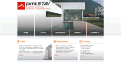 Desktop Screenshot of pmtstav.cz
