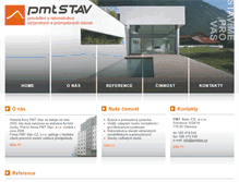 Tablet Screenshot of pmtstav.cz